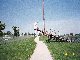 Football field entrance