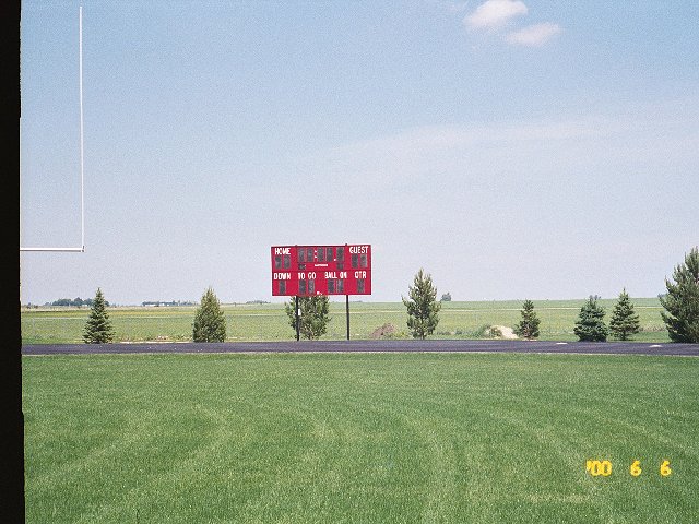 Gowrie-Prairie Football Field - View to the North