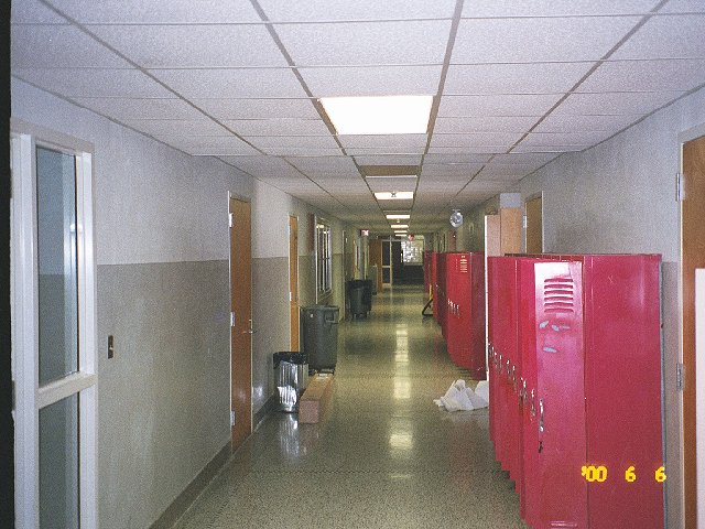 Gowrie-Prairie Lunchroom-Classroom Hallway
