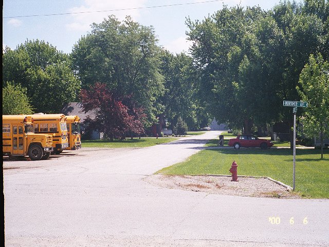 School to house view